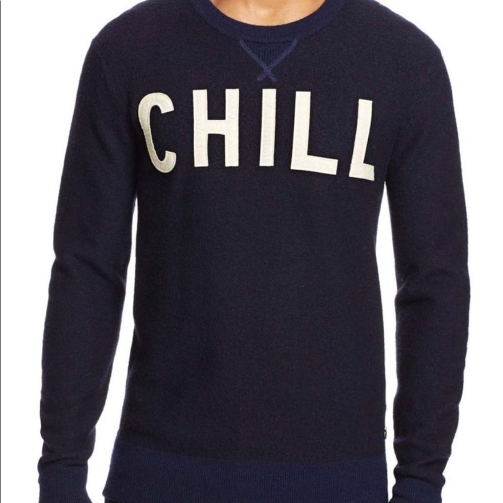 Super cool dark blue Scotch & Soda wool Sweater